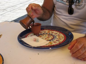 A nice cup of coffee and a sit down, Edremit